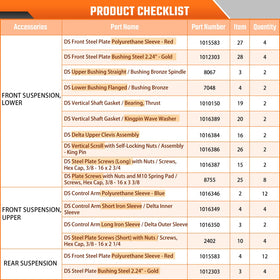 ClubRALLY DS king pin repair kit helps restore stability.