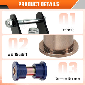ClubRALLY DS rear end bushing kit supports smoother ride and reduced play.