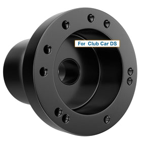 ClubRally DS steering wheel adapter for 5-6 hole wheels, black, secure fit.