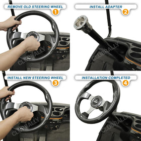 Lightweight, durable aluminum alloy design ideal for daily golf cart use.