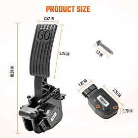 CLUBRALLY easy-install pedal kit simplifies upgrading your golf cart