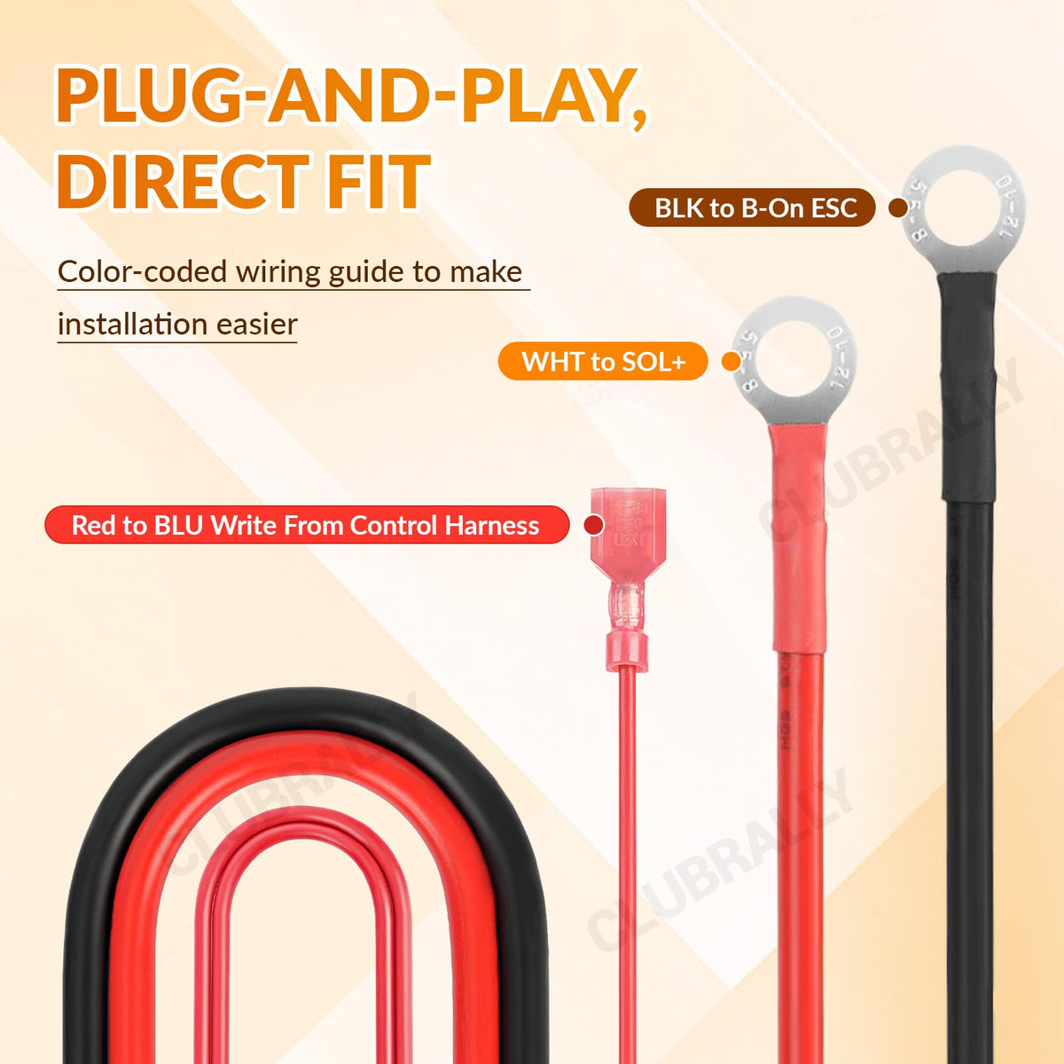 CLUBRALLY easy-installation visual guide speeds up replacement.