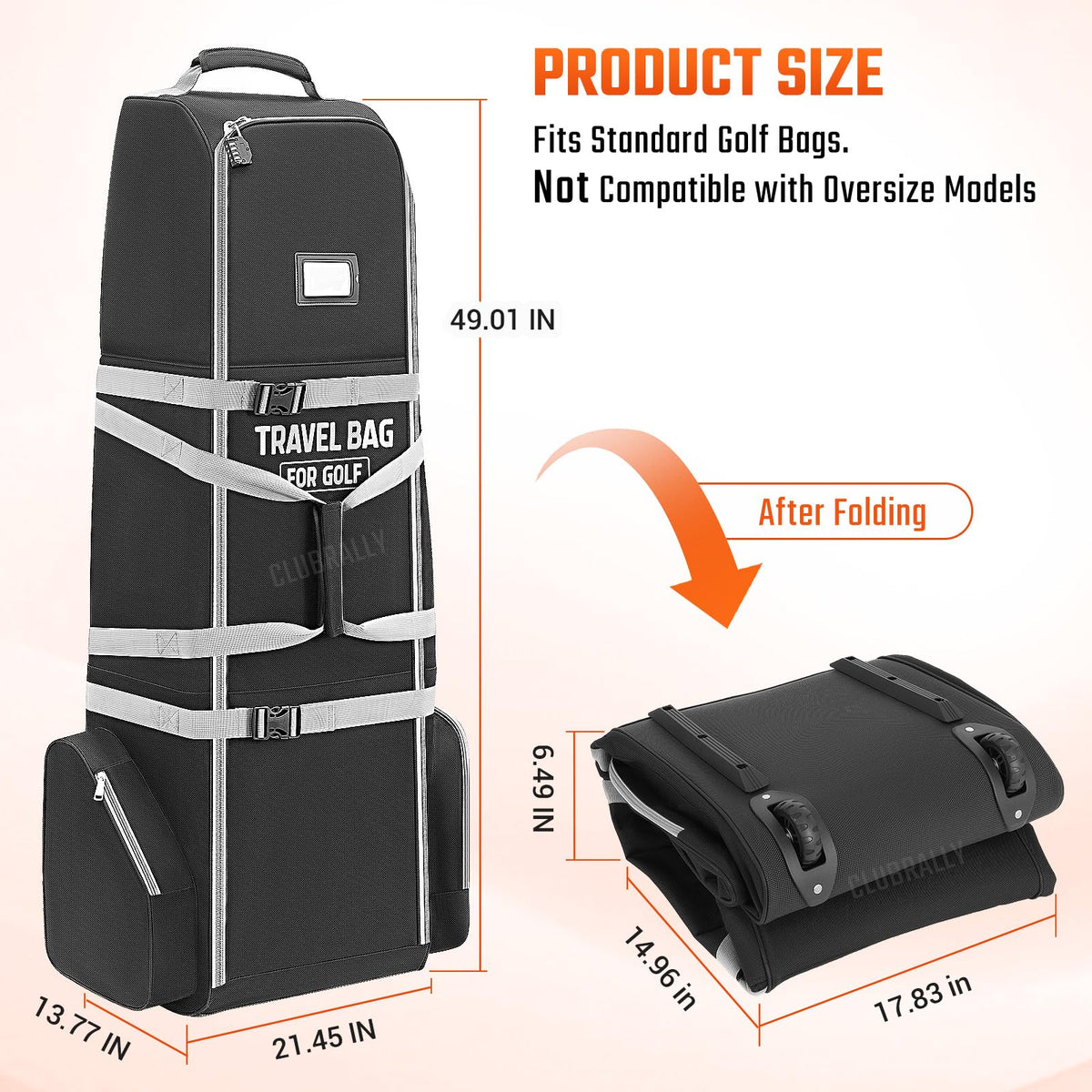 CLUBRALLY ergonomic sponge handle reduces hand fatigue during loading.