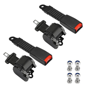 CLUBRALLY extendable 78-7inch seatbelt shown for broader rider range.