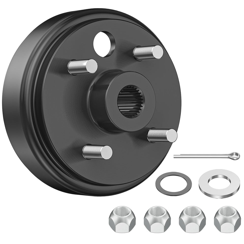 CLUBRALLY EZGO brake drum assembly for 1991+ carts with durable, secure fit