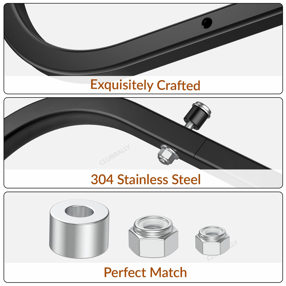 ClubRALLY EZGO compatibility ensures proper fit and performance