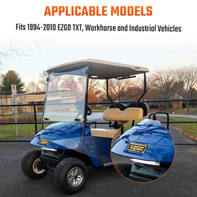 CLUBRALLY EZGO package includes name plate and mounting nuts