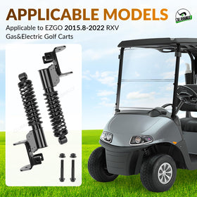 CLUBRALLY EZGO RXV front shock complete replacement set ready for installation