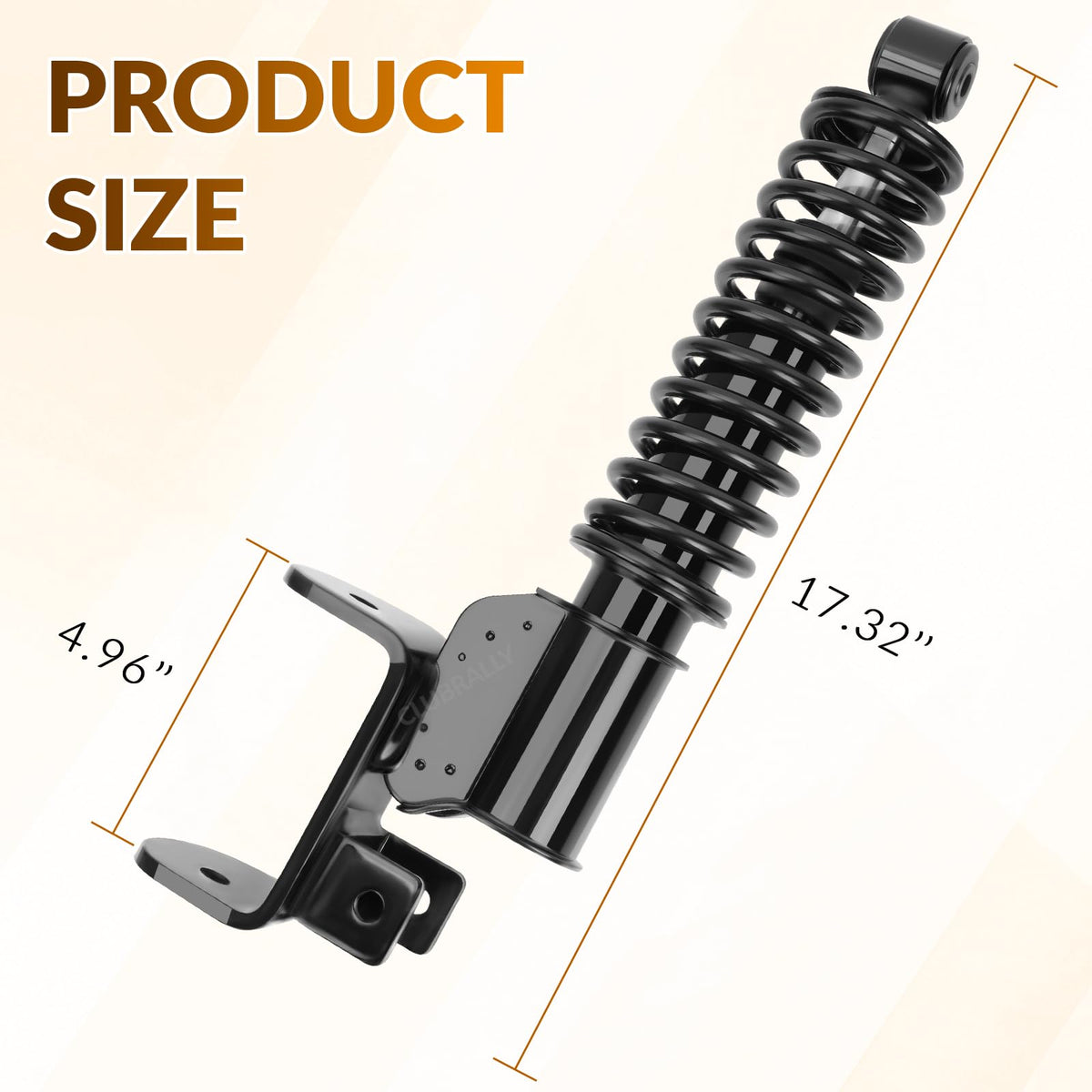 CLUBRALLY EZGO RXV front shock install kit includes mounting hardware