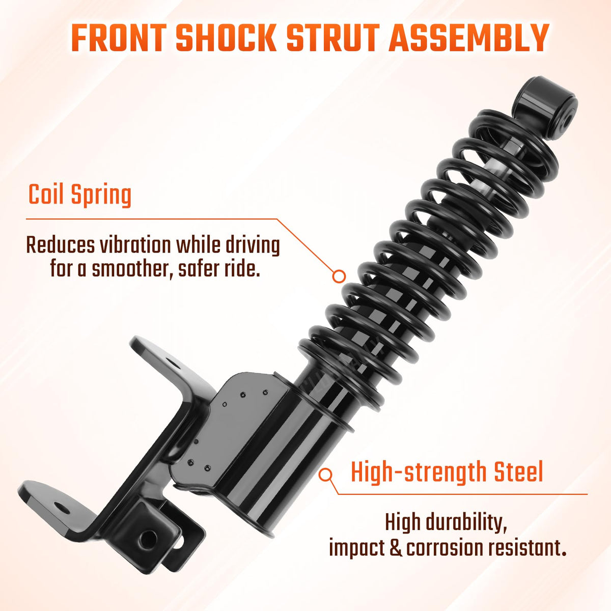 CLUBRALLY EZGO RXV front shocks bolts included ensure secure installation.