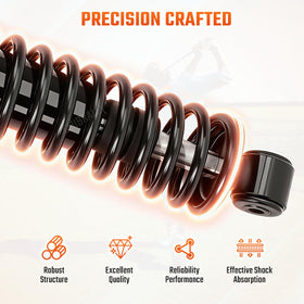 CLUBRALLY EZGO RXV front shocks package includes mounting hardware.