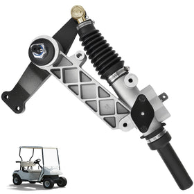 ClubRally EZGO steering rack front view for precise control during turns.