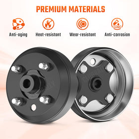 CLUBRALLY 24-tooth star spline ensures durable engagement on EZGO TXT brakes.