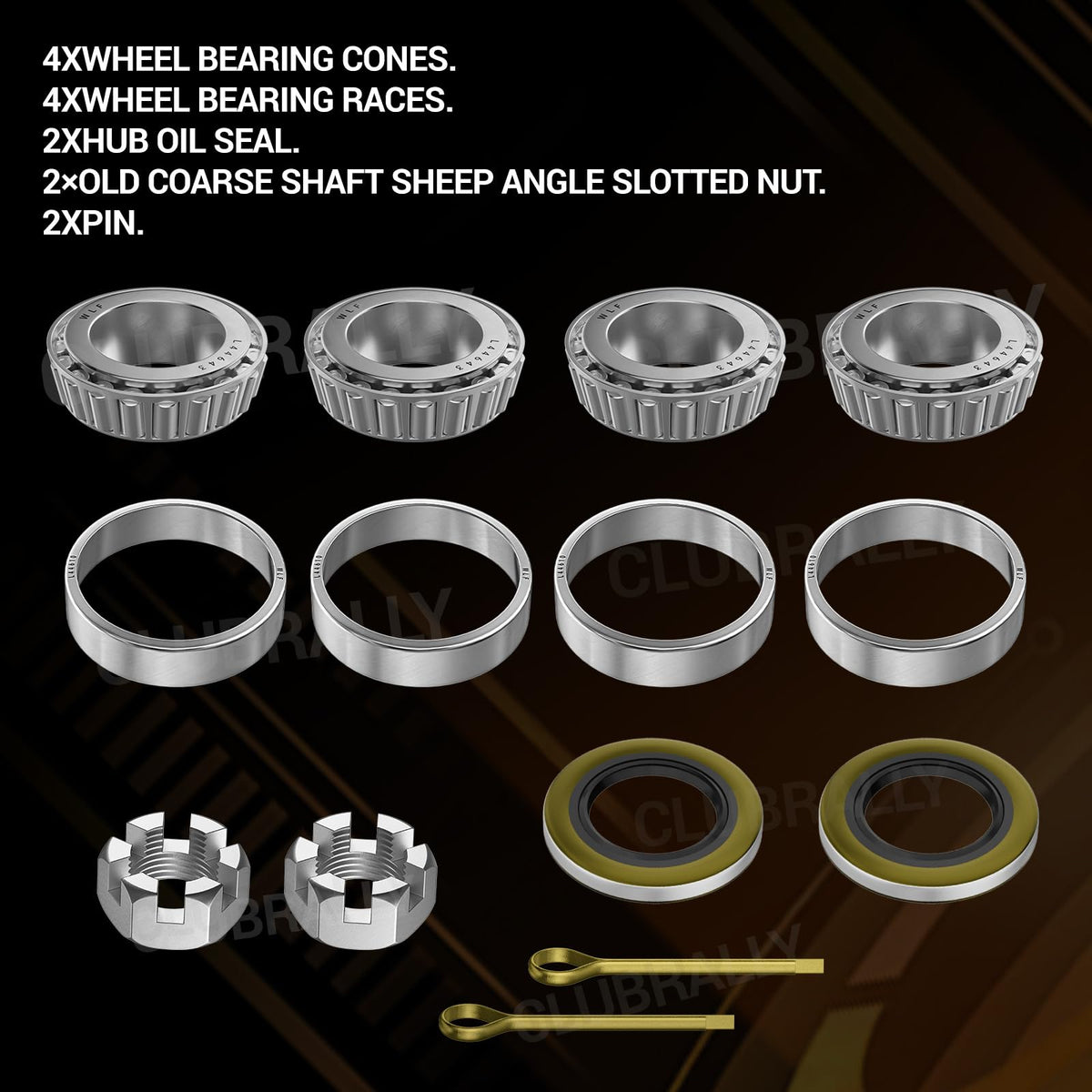 ClubRALLY EZGO TXT M4x30 bolts shown for secure installation.