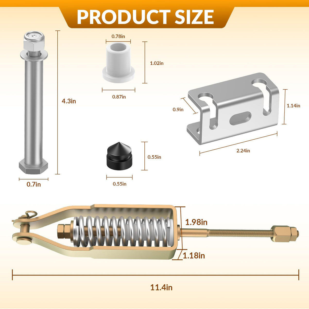 OEM-compatible CLUBRALLY brake compensator for EZGO with model 70272-G04.612558
