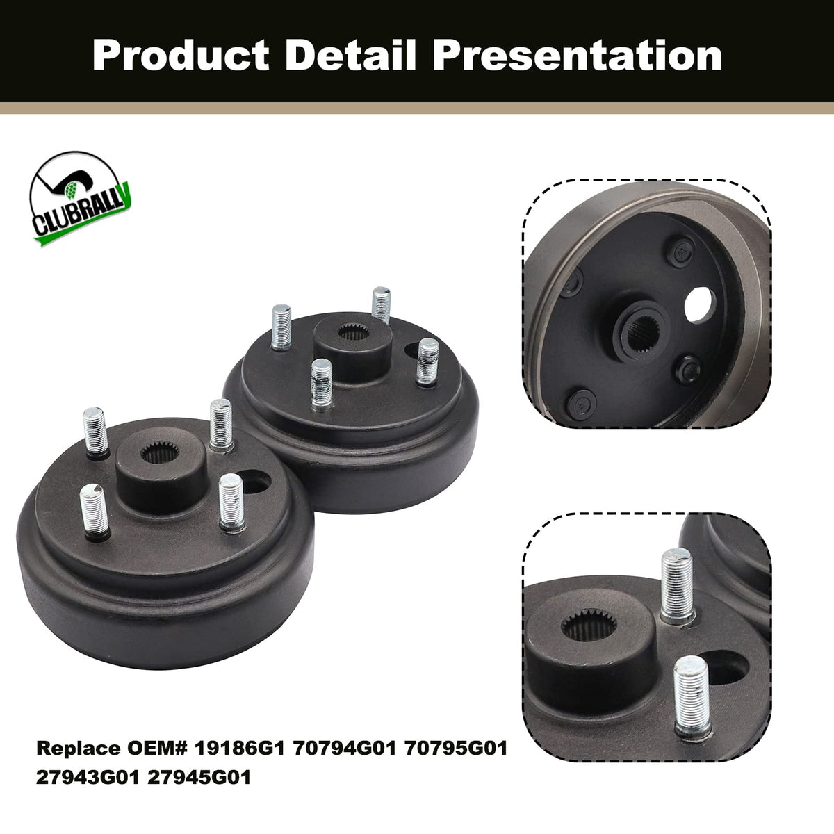 CLUBRALLY EZGO TXT brake kit package with all essential components