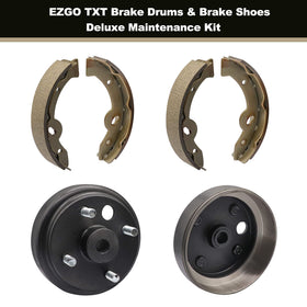 All parts included in CLUBRALLY brake kit for EZGO TXT