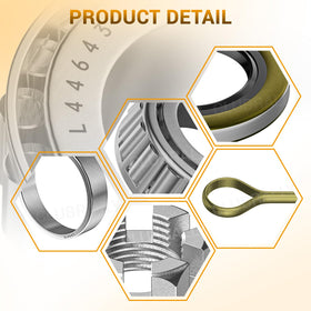 ClubRALLY EZGO TXT front axle oil seals protect against moisture and dust.