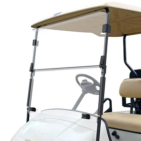 CLUBRALLY EZGO TXT front windshield with anti-UV glare protection