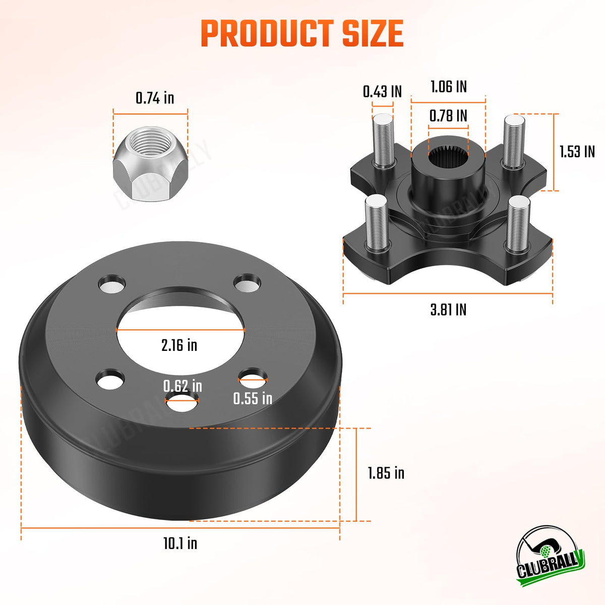 CLUBRALLY OEM-number references help verify compatibility before purchase.