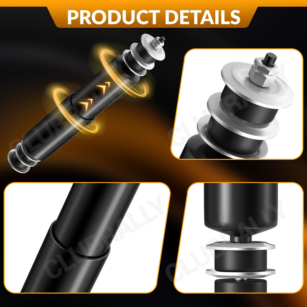 ClubRally EZGO TXT rear shocks deliver better stability during corners