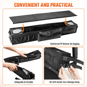 ClubRally foldable design storage basket saves space when not in use