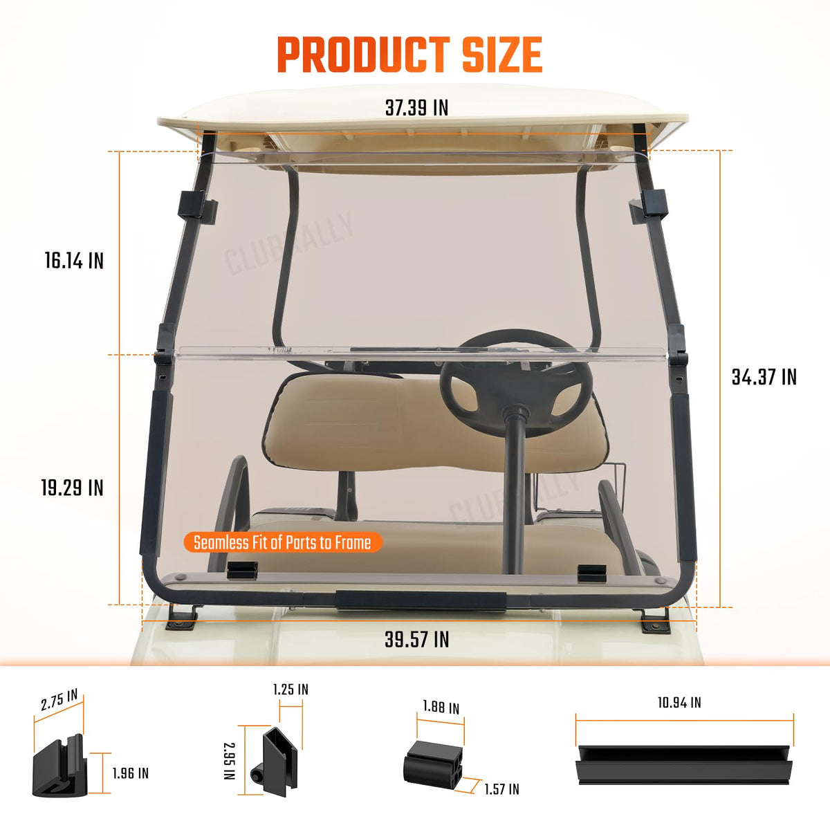 clubrally foldable design switches between ventilation and full rain protection