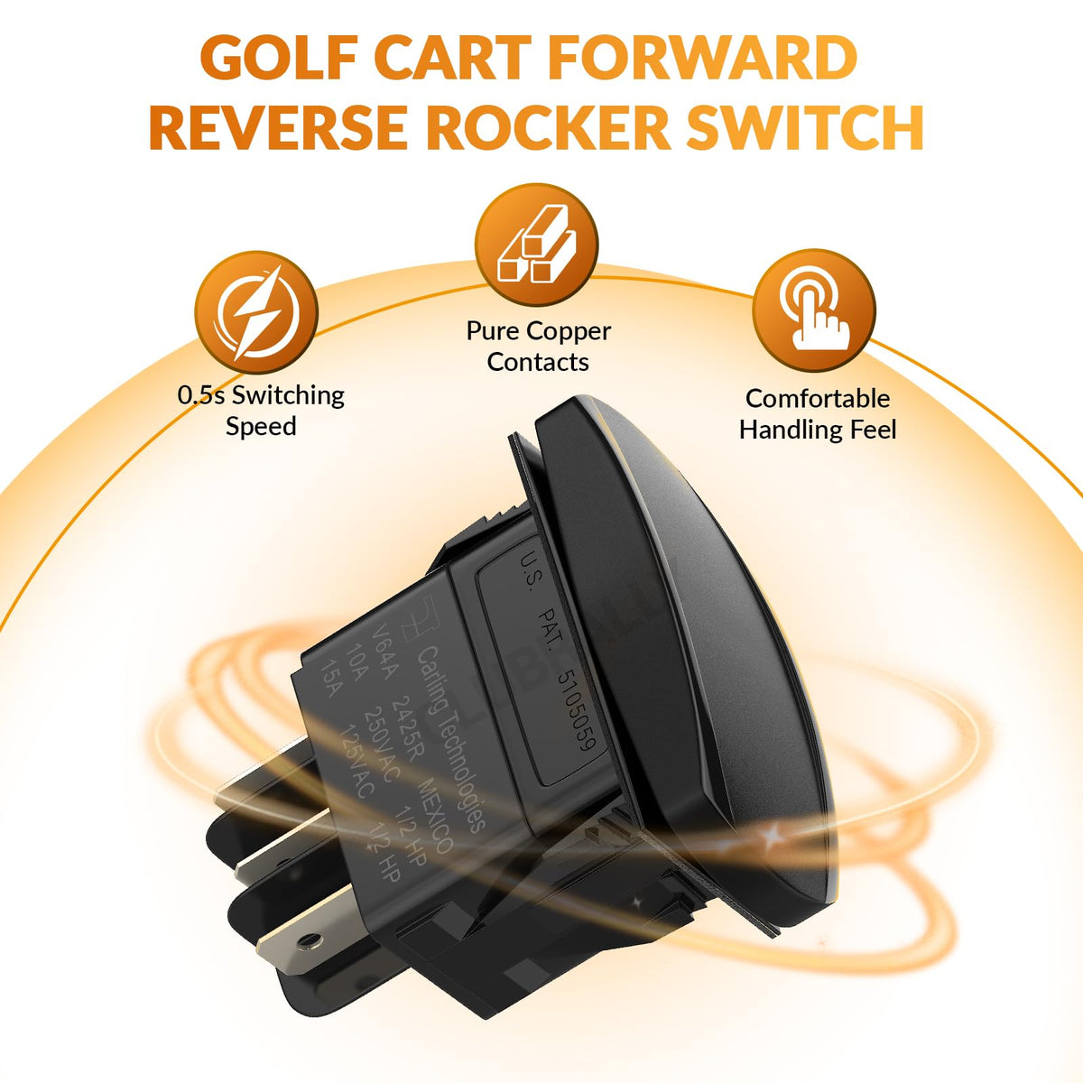 ClubRally forward reverse housing part ensuring durable operation