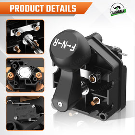 Clubrally forward-reverse switch handle providing secure grip