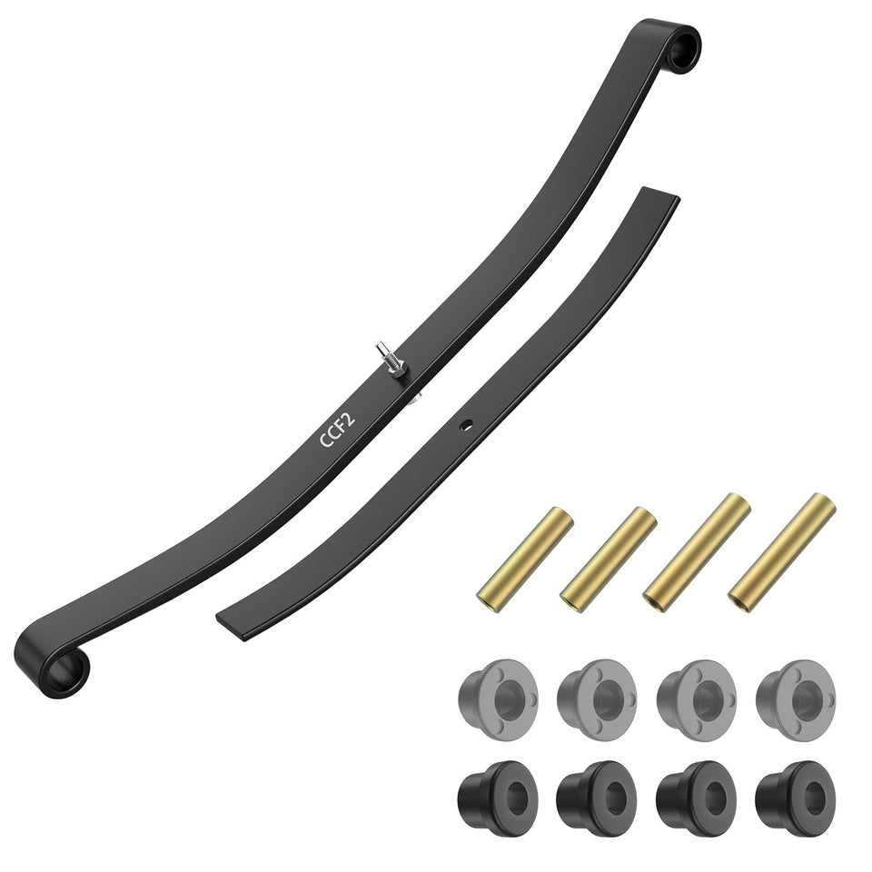 ClubRally front leaf spring enhances ride stability for Club Car DS.