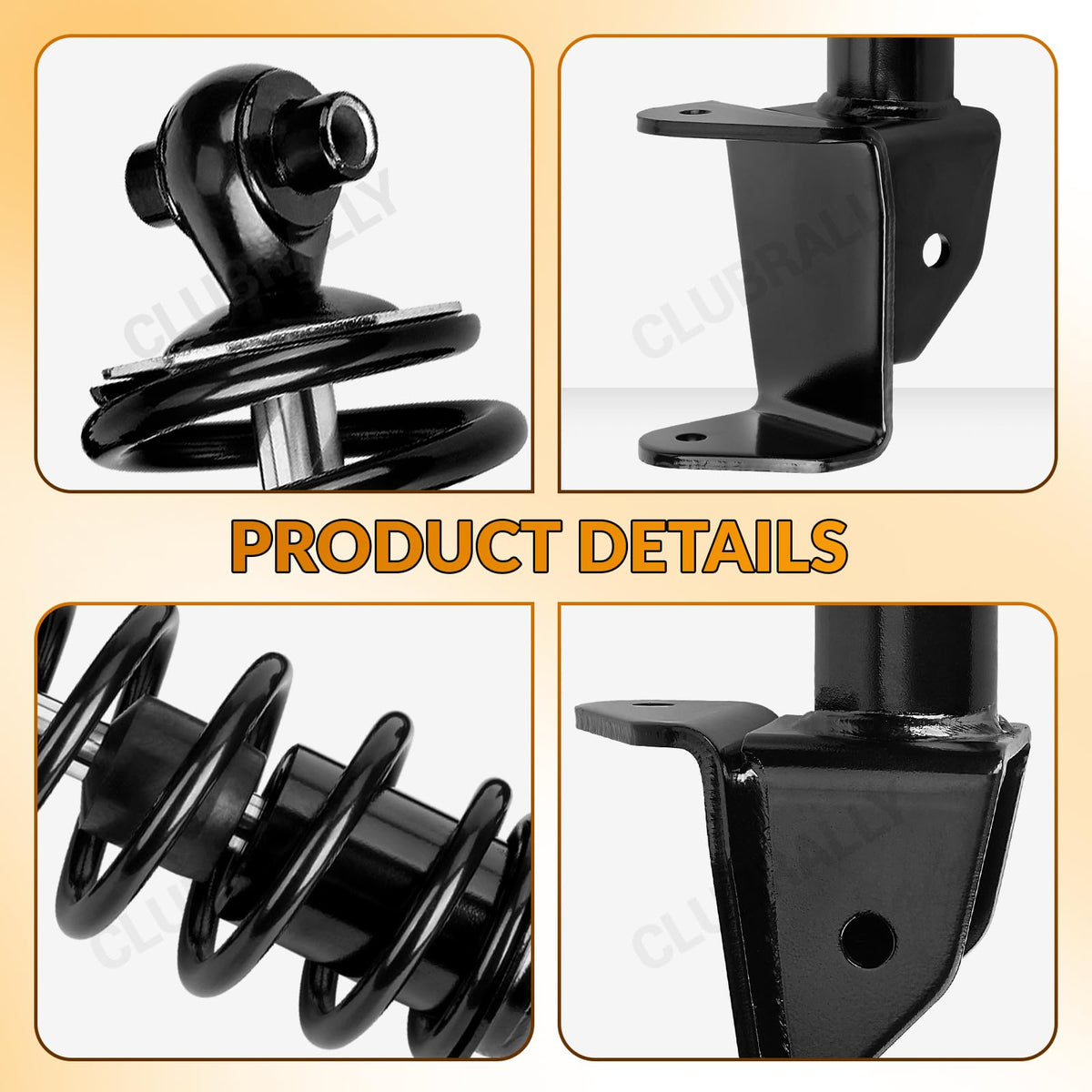 ClubRally front shocks for Yamaha Drive G29 driver side enhance stability on rough roads