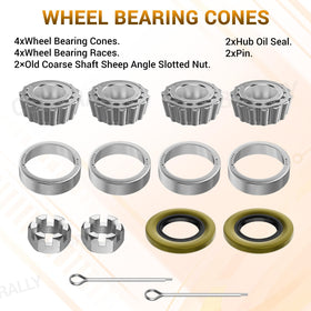 CLUBRALLY front wheel bearing races ensuring reliable seating for long-lasting performance
