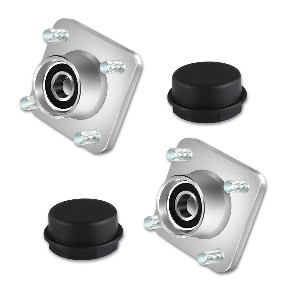 CLUBRALLY front-wheel hub assembly with bearings for smooth rotation