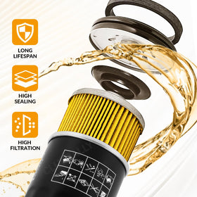 CLUBRALLY fuel filter 1013684 supports steady fuel delivery