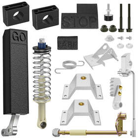 CLUBRALLY accelerator pedal kit front view, durable build for Club Car DS carts.