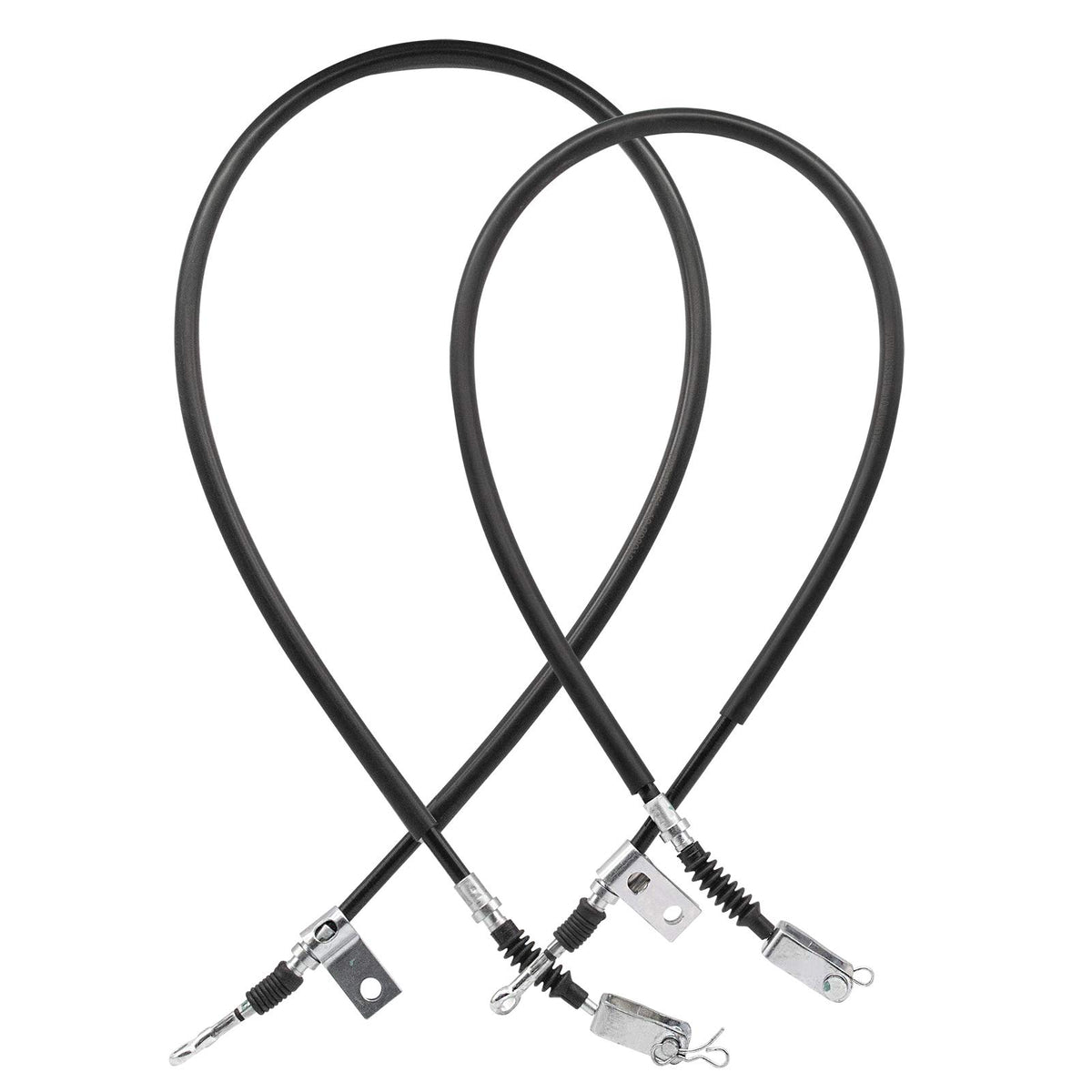 CLUBRALLY brake cable passenger side installed on Yamaha golf cart improves braking reliability.