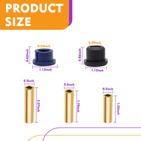 CLUBRALLY rear suspension bushing reduces axle shift and rattling noises.