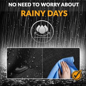 CLUBRALLY cover shows ventilation holes reducing interior moisture.