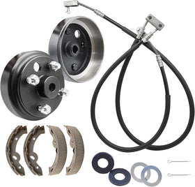 ClubRally brake drum close-up showing 24-point splines for EZGO TXT braking.