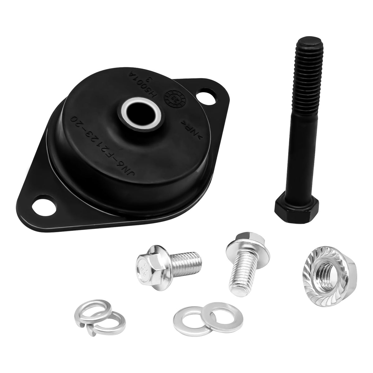 ClubRALLY golf cart rear-arm mounting kit front view for secure ride