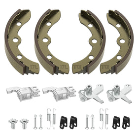 ClubRally rear brake shoes deluxe kit packaging ready for install