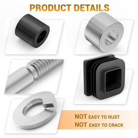 Bushings and spacers from Clubrally suntop kit support smooth operation