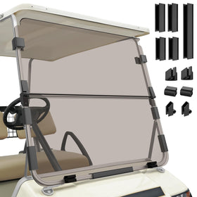 CLUBRALLY windscreen folding in action for adjustable airflow and all-weather comfort
