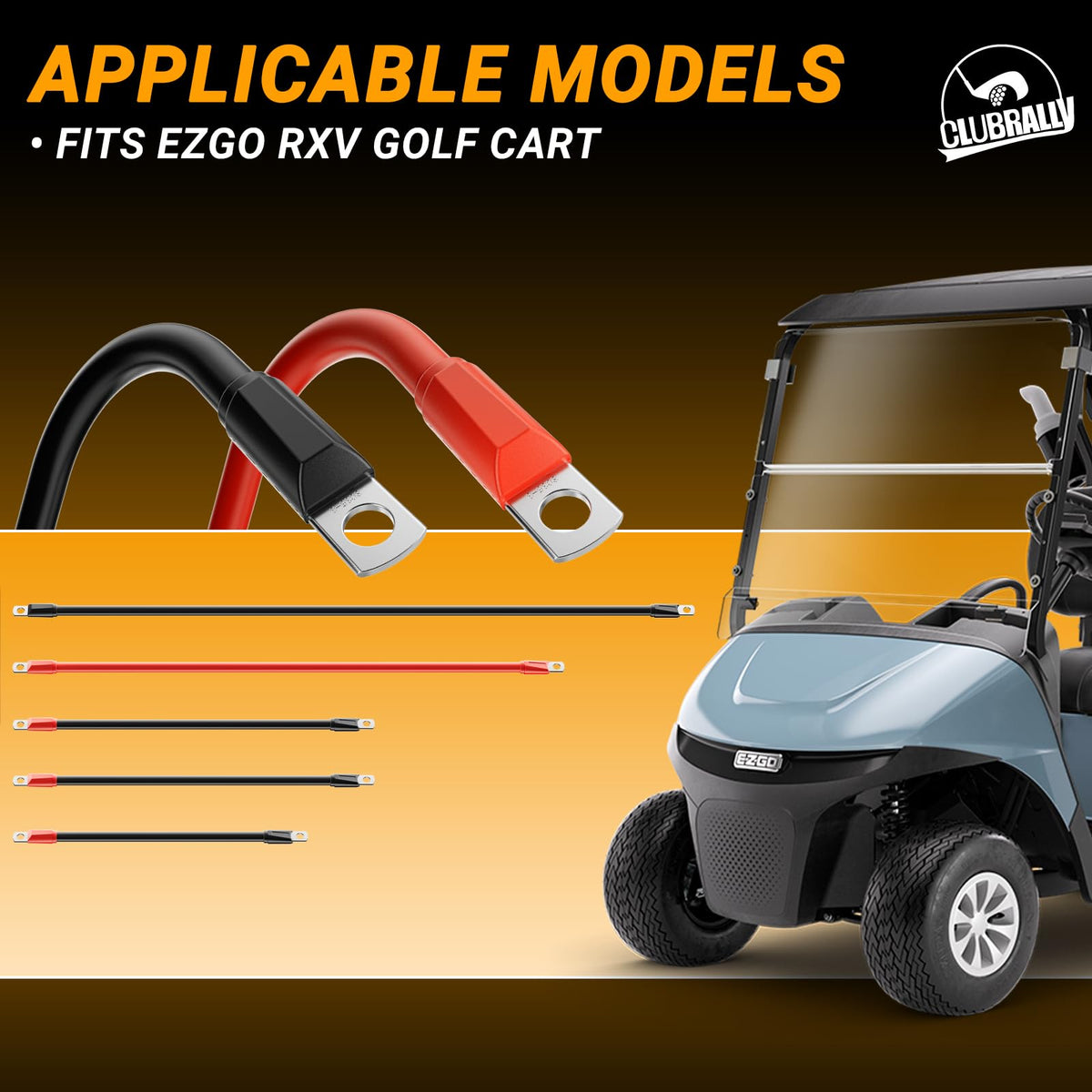 CLUBRALLY golf cart wiring kit helps maintain steady cruising range.