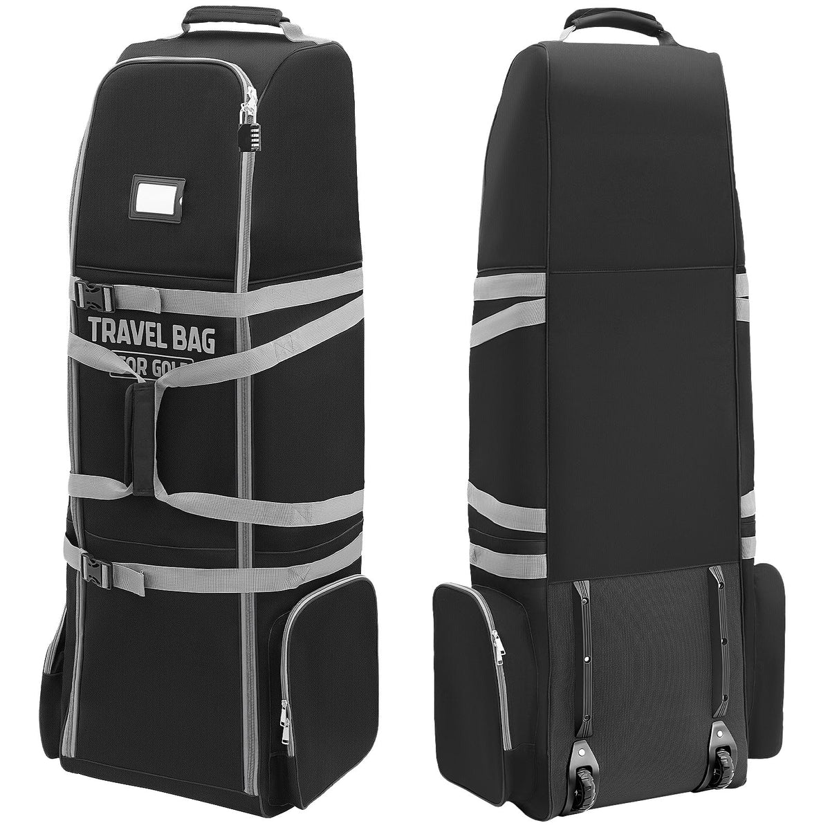 CLUBRALLY golf travel bag with wheels for easy airport transport and bag protection.