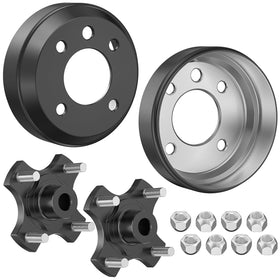 CLUBRALLY heavy duty split brake drum for EZGO TXT improves braking reliability.