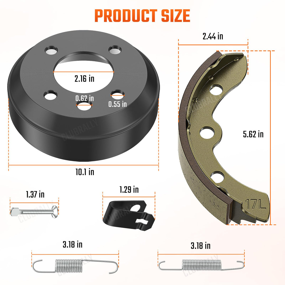 ClubRally installation guide for Club Car DS brake kit.