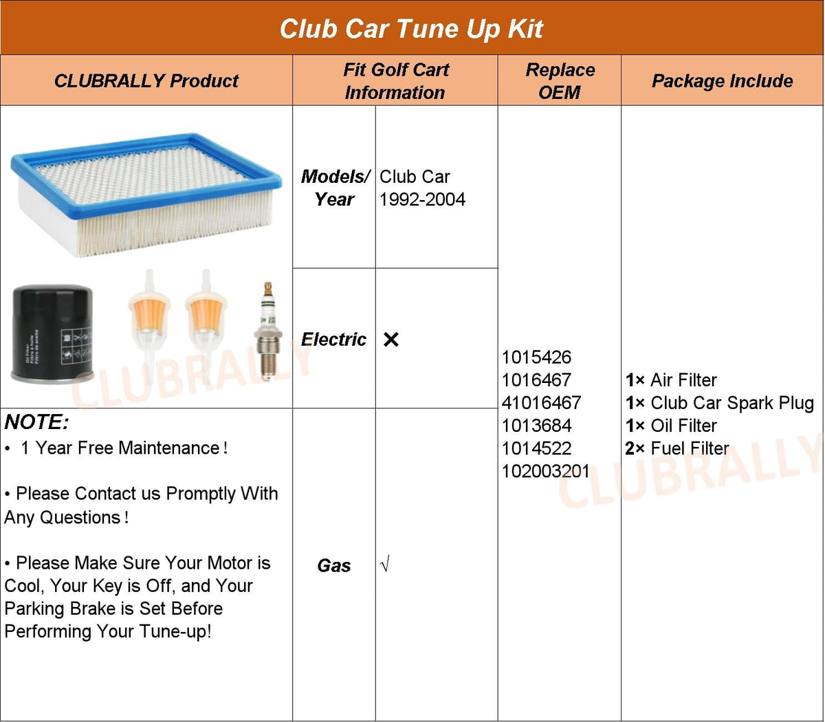 CLUBRALLY installation guide image for easy fitment
