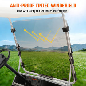 CLUBRALLY installation kit without drilling enabling easy Club Car DS setup