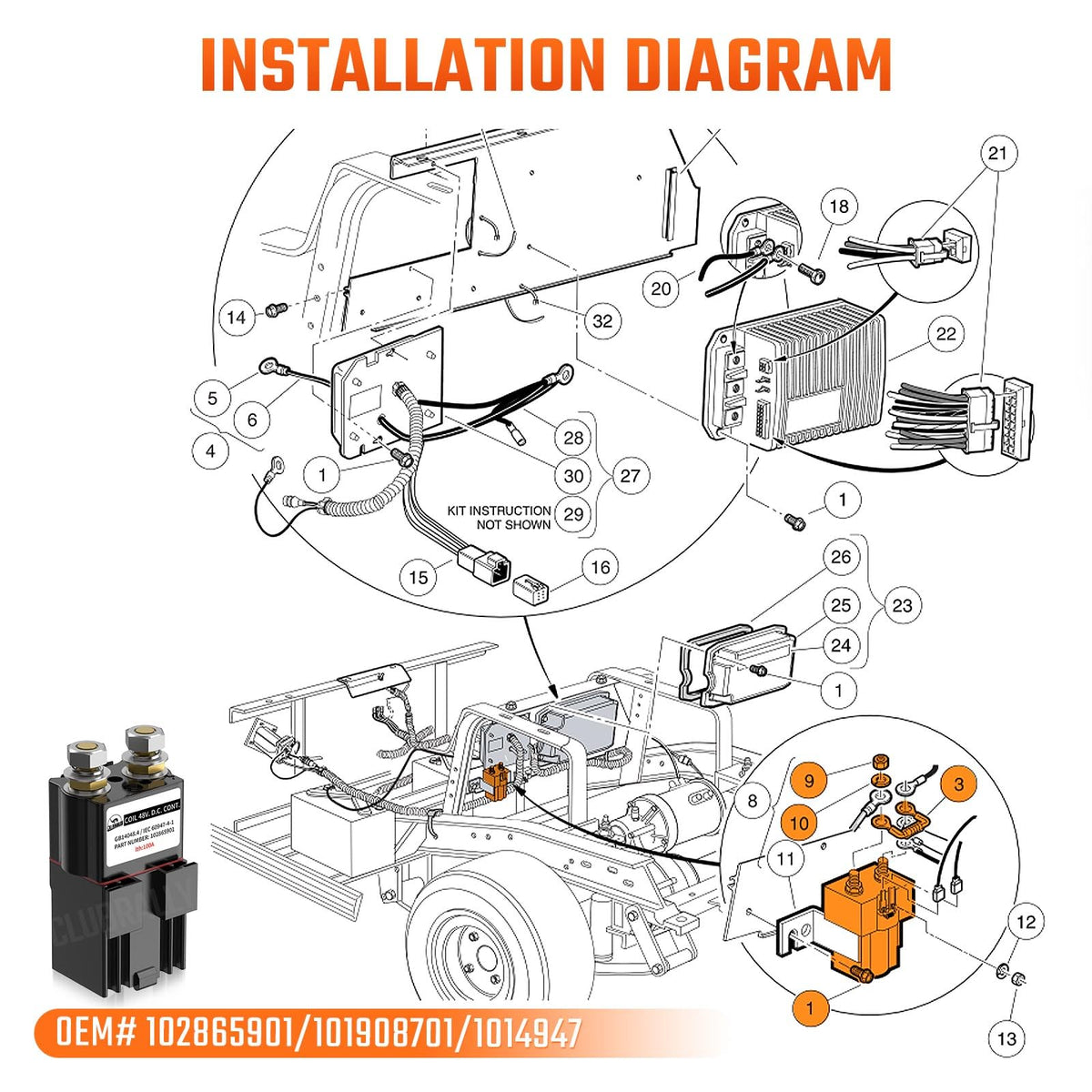 CLUBRALLY installation step guide for easy DIY fitment